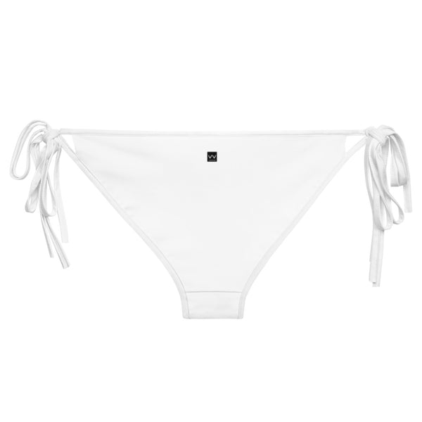 White / Peach Sunset Side-Tie Bikini Brief